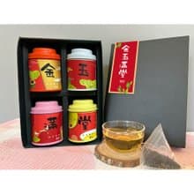 公益禮盒【金玉滿堂】無藏綜合四入小茶禮 喬遷禮 入厝禮 開幕禮