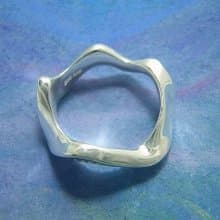 aurora ( aurora sterling silver jewelry ring 极光 銀 戒指 指环 指環 刻字 )