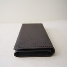 - 水洗紙長夾 / 黑*素食紙皮革