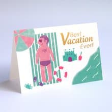【生日/情人/聖誕/祝福卡片】萬用卡 / Best Vacation Ever