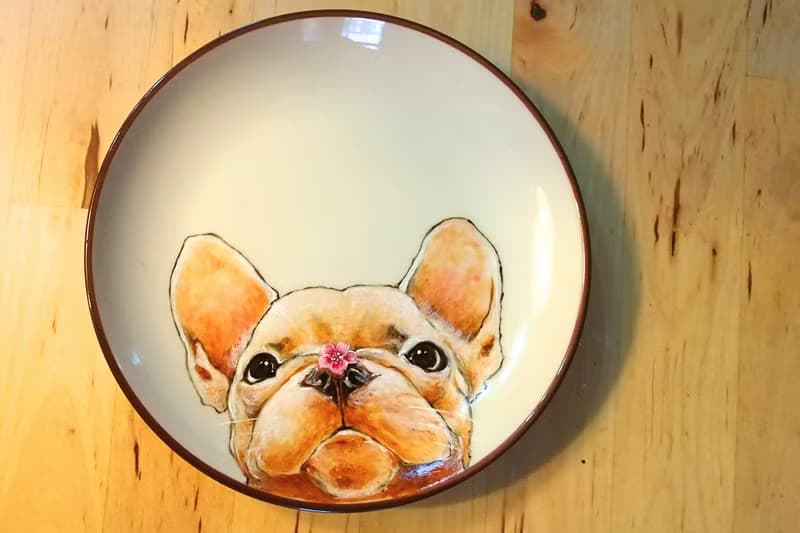 壁掛裝飾盤 / 點心盤系列－法鬥沾惹花