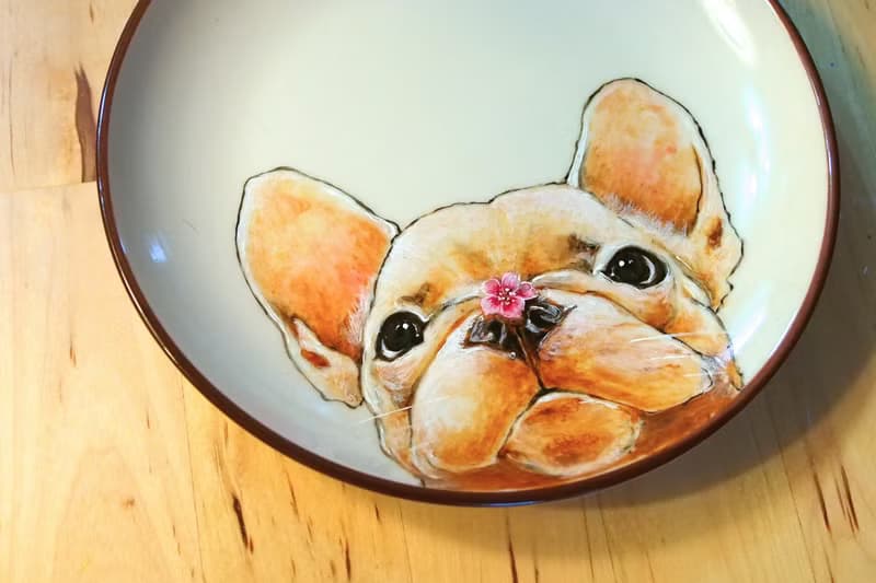 壁掛裝飾盤 / 點心盤系列－法鬥沾惹花