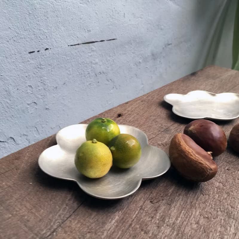 錫器梅花形小淺碟~手作的詩HANDICRAFT POEMS,幸福中!