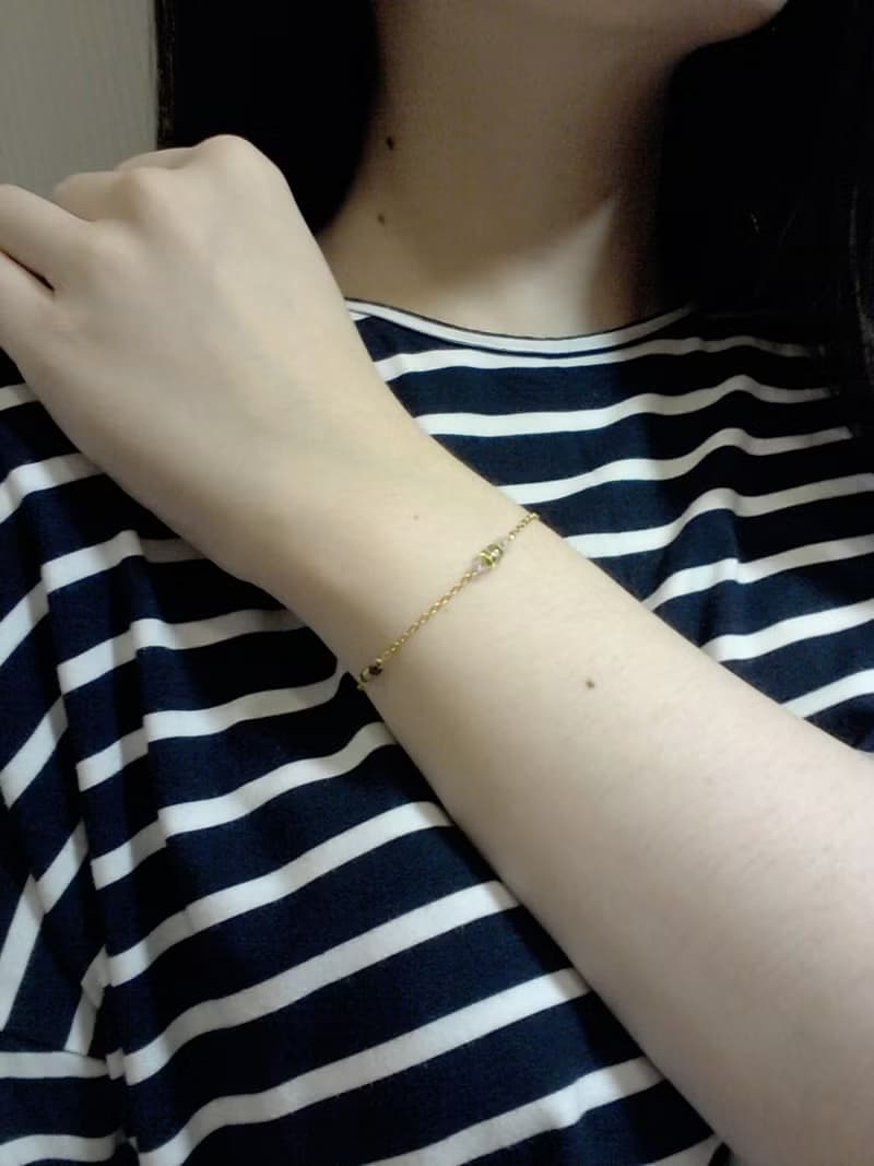 碎鑽 滾輪 玻璃水晶 黃銅 細鍊