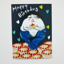 生日卡-褲頭已解 Happy Birthday