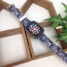 Apple / Samsung Watch 深藍葉子圖案錶帶適合任何型號