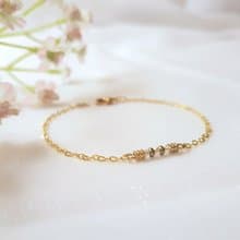 古羅馬 ‧ 水晶 黃銅 細手鍊