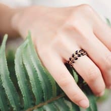 Mistletoe槲寄生 - Black  * 戒指