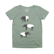 バク　動物 アニマル  Tシャツ　レディースS〜XLサイズ　Tcollector