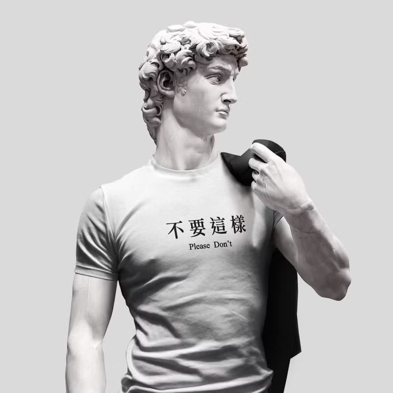 Please Dont 不要這樣 精梳棉舒適短T