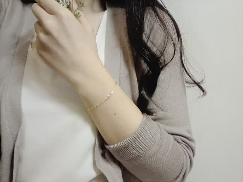 小清新 ‧ 貓眼石 珍珠 細手鍊