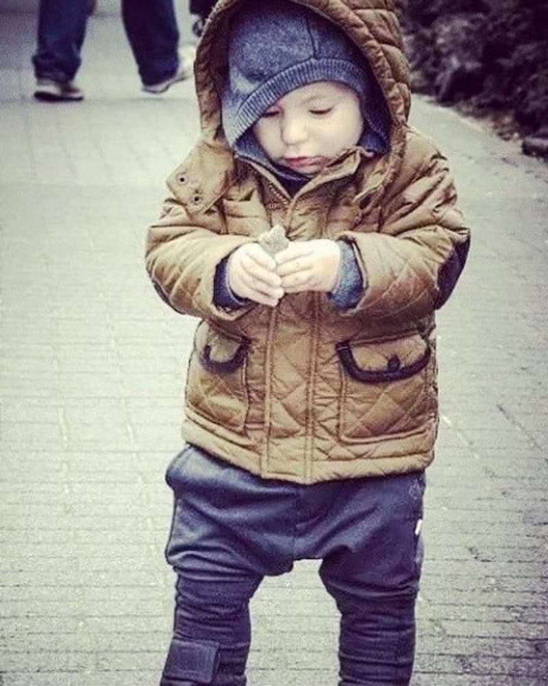 【瑞典童裝】高磅數有機棉哈倫褲1歲至8歲深灰