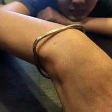 手工黃銅手環~信念~青冶金工手作的詩自信推出,幸福中