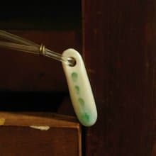 【 T - C 】項鍊 日本白瓷 瓷器  限量 自然釉色 無限看不膩色調 攝氏1350高溫燒製