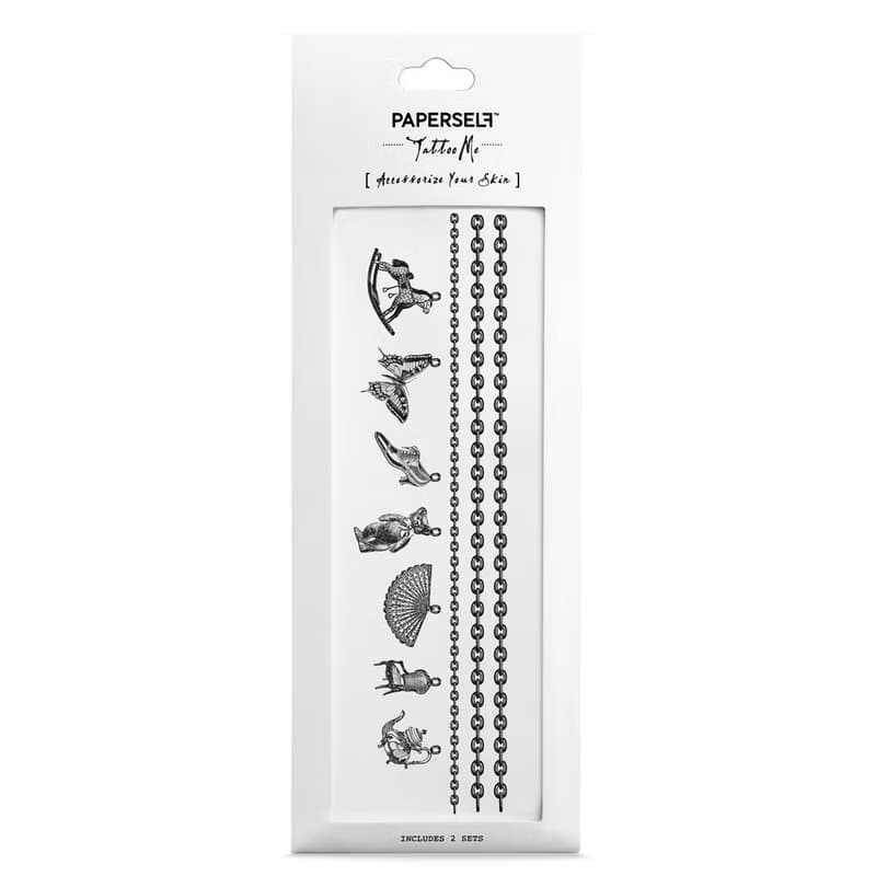 愛不釋手手鍊 -2入紋身貼紙 原創手繪設計