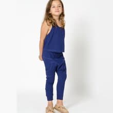 瑞典有機棉童裝背心上衣2歲至10歲 藍色