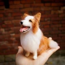 【羊樂多 X 羊毛氈】寵物複刻 邊境牧羊犬  詢問區請勿下標