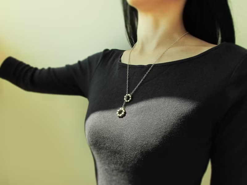 【出清品】donuts waterfall necklace_甜甜圈瀑布項鍊 絕版 限量