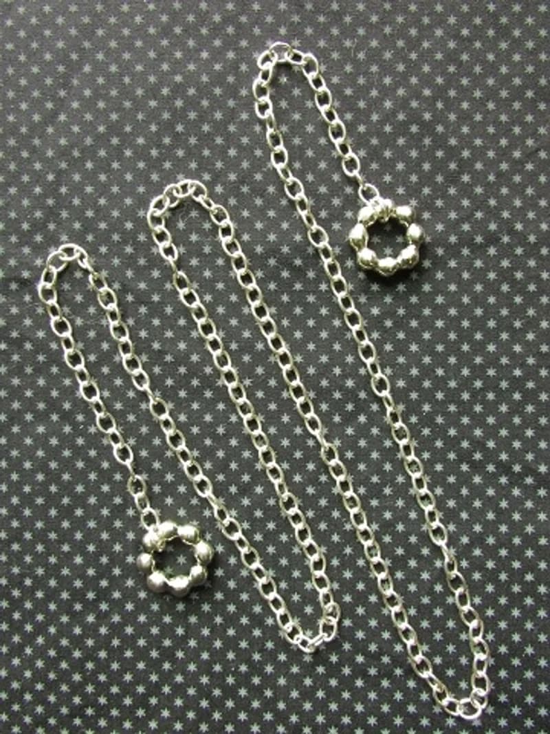 【出清品】donuts waterfall necklace_甜甜圈瀑布項鍊 絕版 限量