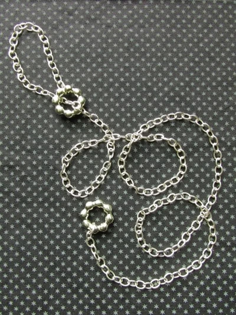 【出清品】donuts waterfall necklace_甜甜圈瀑布項鍊 絕版 限量
