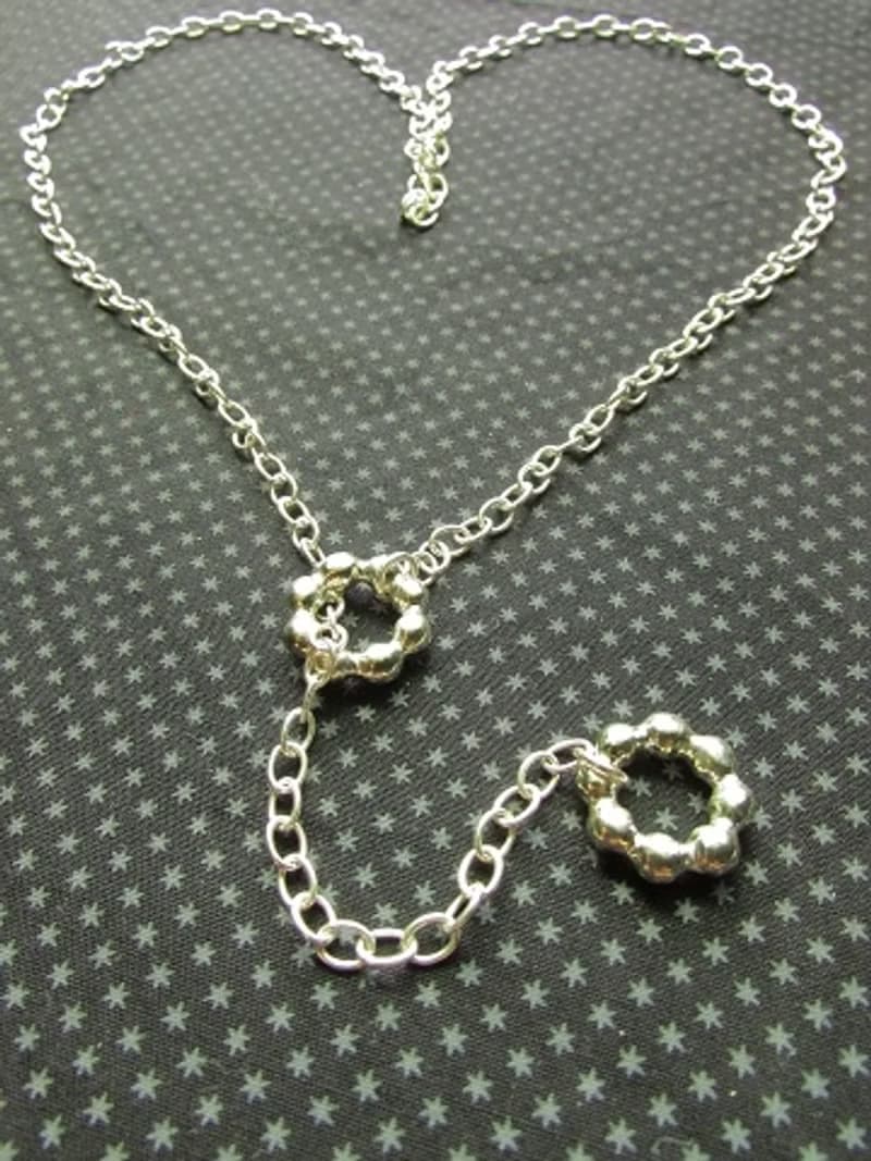 【出清品】donuts waterfall necklace_甜甜圈瀑布項鍊 絕版 限量