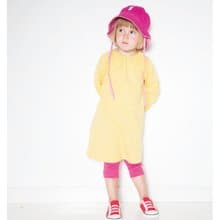 【瑞典童裝】有機棉貼腿褲1歲至8歲 櫻桃色/桃紅色