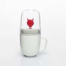dipper 1++小惡魔雙杯組-馬克杯+玻璃杯子(紅色款)
