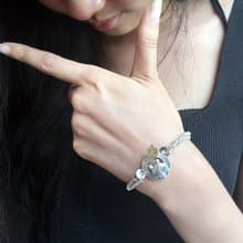 香蕉猴手鍊~手作的詩十二生肖彌月純銀手鍊~寶寶第一件純銀飾