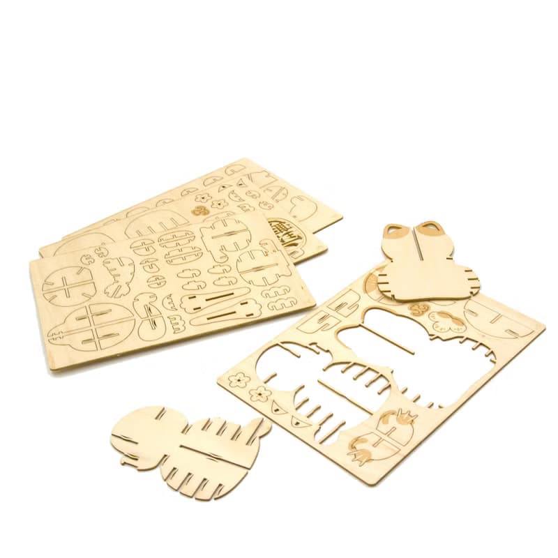 Jigzle 3D立體木拼圖 | 招財貓(小號12cm) | 愛情財運通通來 手作