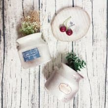鄉村仿舊風牛奶瓶【大】 Rustic & vintage milk bottles【L】