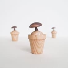 盆栽小樹 擴香瓶 聞香瓶 治癒小物 原木 交換 禮物