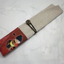 環保筷餐具組 隨身收納袋~財神PF-1 011