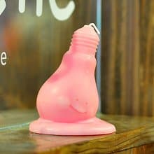 微笑燈泡君. 粉色香氛蠟燭 / 戀愛洗澡時光香。展示樣品販售區