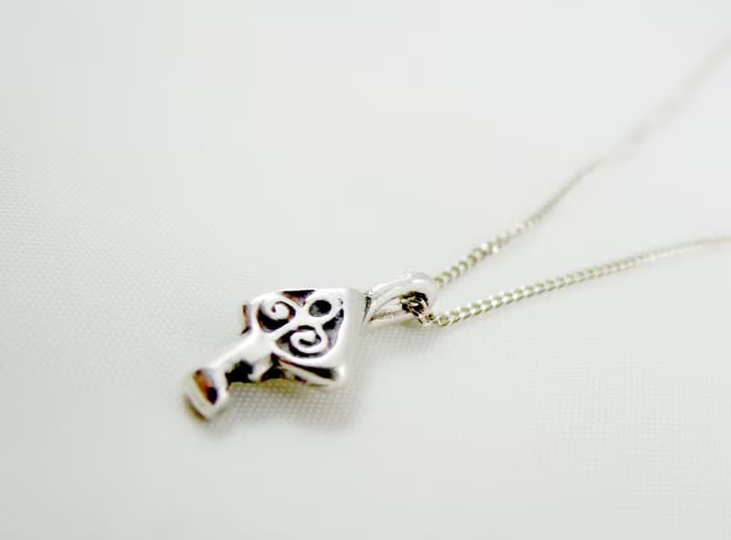 心之鎖匙 純銀項鍊[限量]/ 鎖骨鍊 / 禮物 / 紀念日/ 情人節