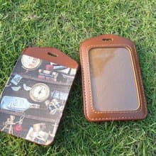 手作好禮 真皮卡套 票卡夾 證件套 識別證 (送掛繩) 聖誕交换禮物