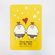 蛋定好朋友 明信片