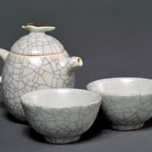 【台客藍】茶葉蛋壺茶具組 1壺+2杯