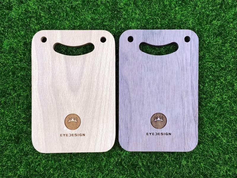 微笑洗衣板原木杯墊