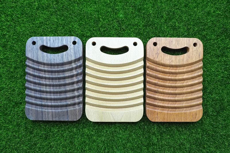 微笑洗衣板原木杯墊