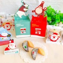 快速出貨 聖誕禮物交換禮物造型禮盒 雪花黑巧克力幸運餅乾