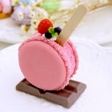 夏日馬卡龍冰淇淋擺飾/名片夾