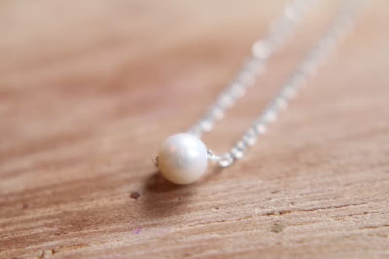 項鍊 珍珠 蛋白石 - 懷珠 -