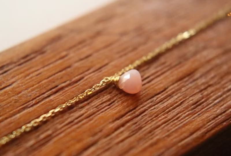 項鍊 珍珠 蛋白石 - 懷珠 -