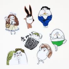 蛋定人生防水貼紙(7入 #6