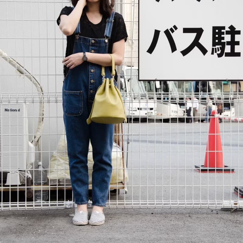 糖果系束口大水桶包 手提肩背兩用可替換 Wasabi  / 芥末綠