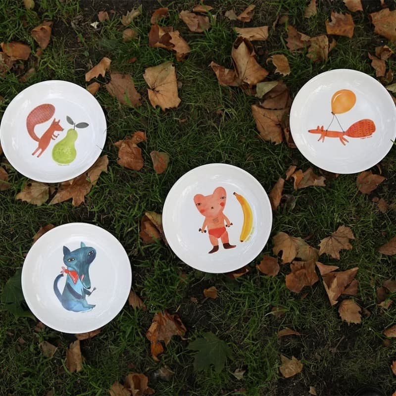 Hungry Wolf 兒童餐盤 | Donna Wilson