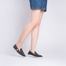 【出清特價】 寶特瓶製休閒鞋  FYE樂福懶人鞋  鐵灰色  女生款