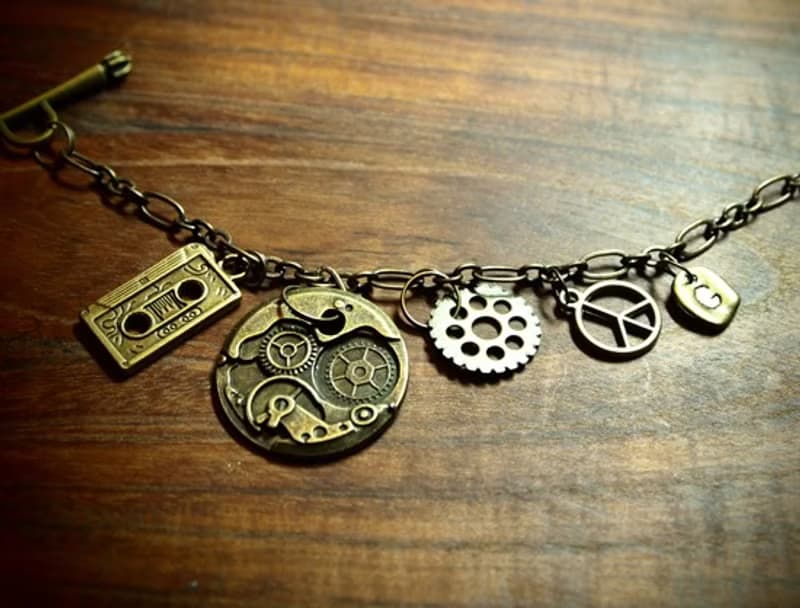 Steampunk 蒸氣龐克風 機芯復古手鍊