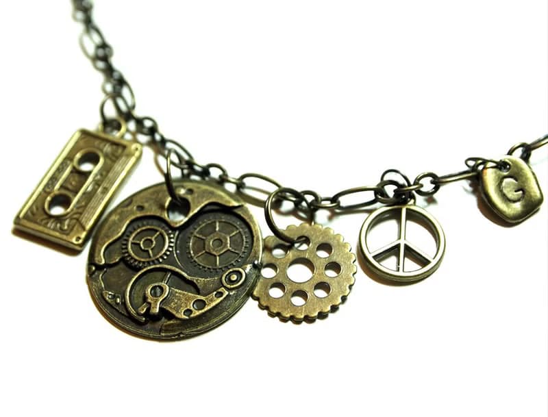 Steampunk 蒸氣龐克風 機芯復古手鍊
