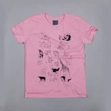 動物百科イラストTシャツ　ユニセックスXS〜XLサイズ　Tcollector